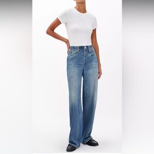 rag & bone Miramar Wide-leg pants in Lenox Terry